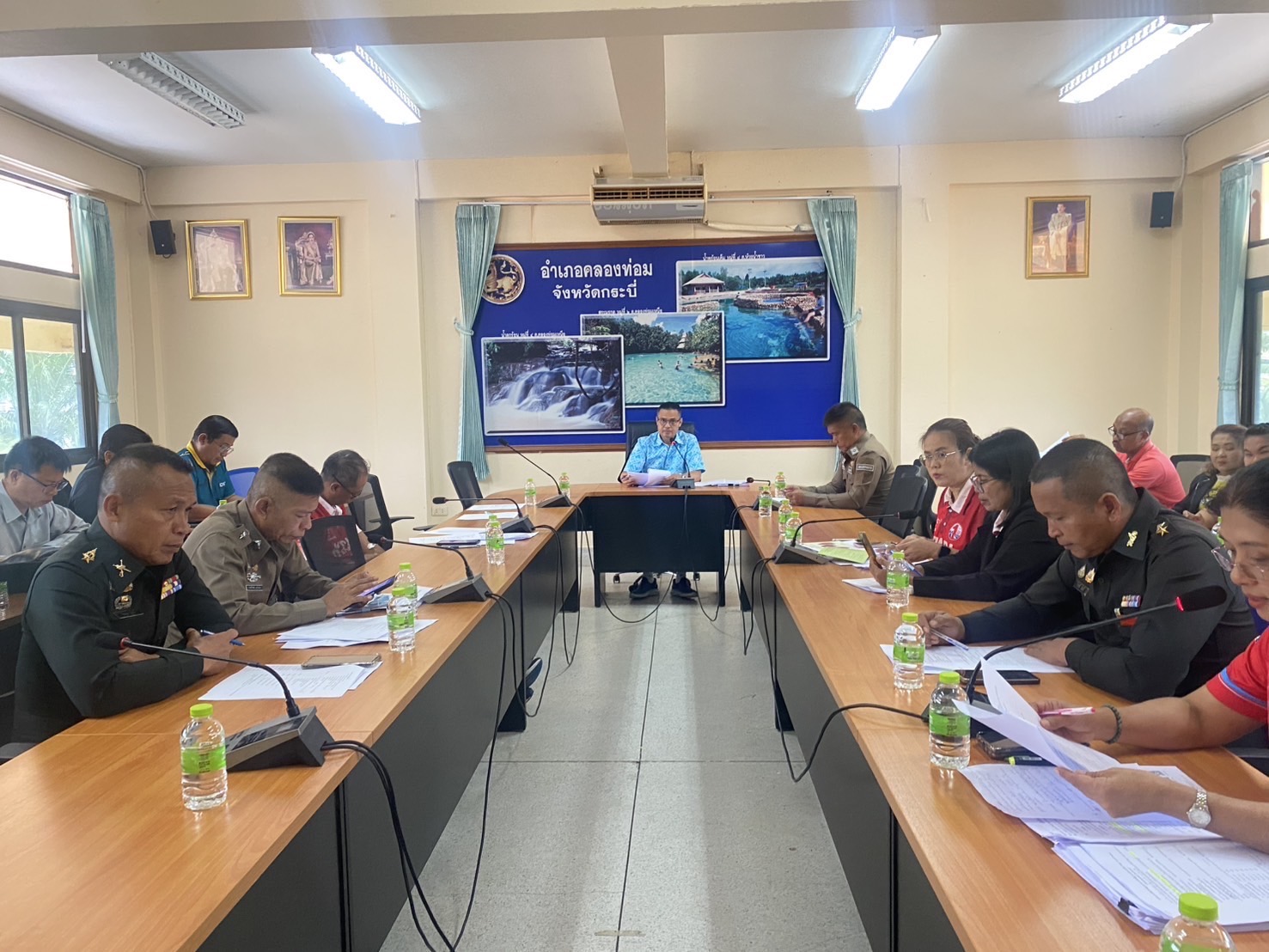 ?? สพอ.คลองท่อม ร่วมประชุมหัวหน้าส่วนราชการ อำเภอคลองท่อม ประจำเดือนพฤษภาคม 2568